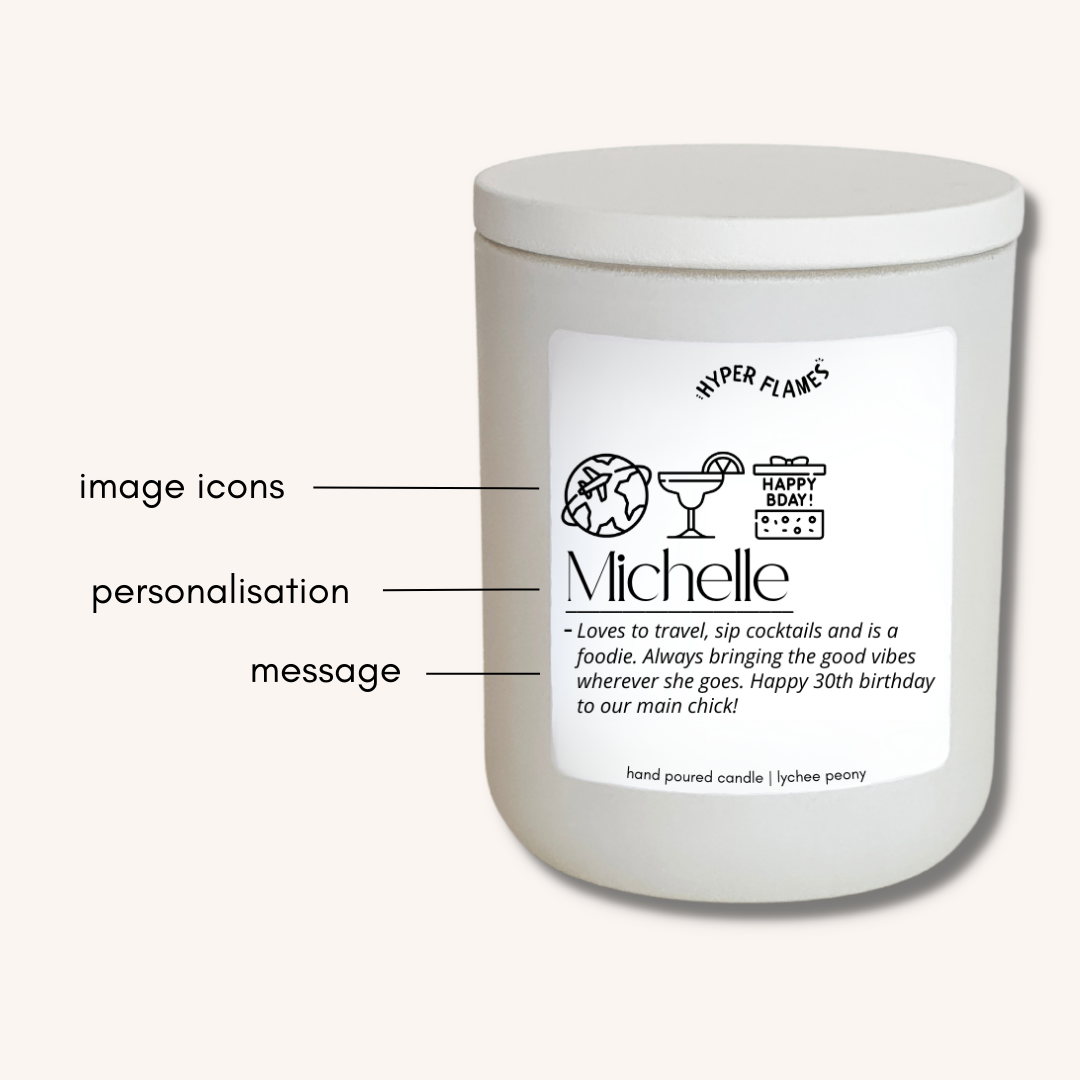Personalised Icon Candle